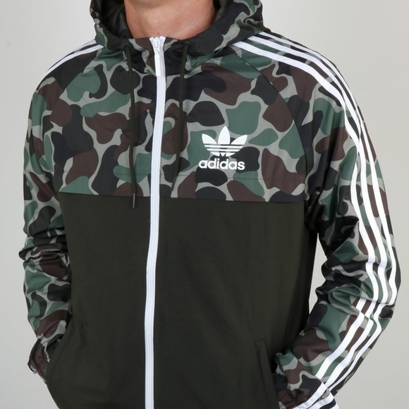 adidas originals pullover windbreaker jacket